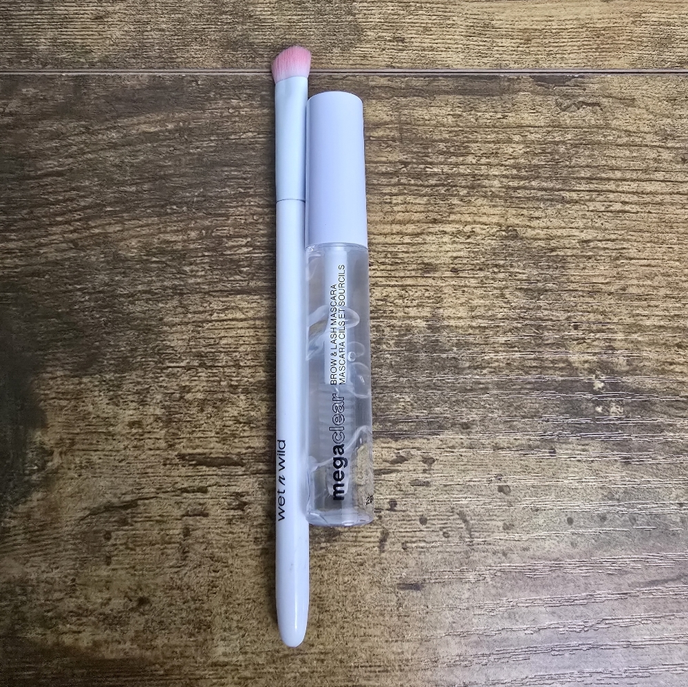 New Wet N Wild Mega Clear Brow And Lash Mascara And Makeup Brush